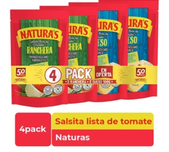 Salsa Ranc/Queso 90 g 4Pack Naturas