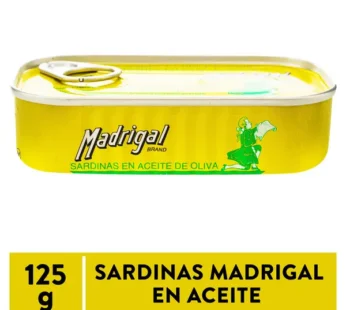 SARDINA MADRIGAL EN ACEITE D OLIVA 125 G