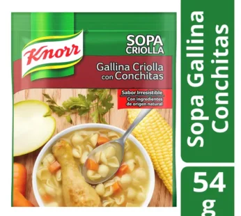 Sopas Knorr Gallina Criolla Y Conchitas 54g