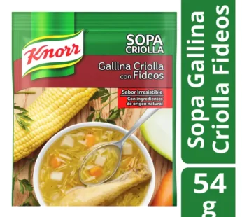 Sopas Knorr Gallina Criolla Y Fideos 54g