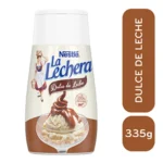 SE-ABA-TOP-DUL-81066 Dulce de Leche La Lechera 325g Botella Squeeze