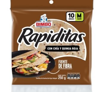 RAPIDITAS BIMBO CHIA Y QUINOA ROJA 250 G