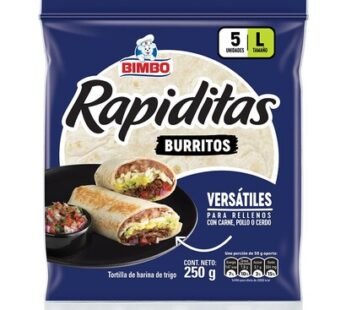 Rapiditas Burritos Bimbo 250 g