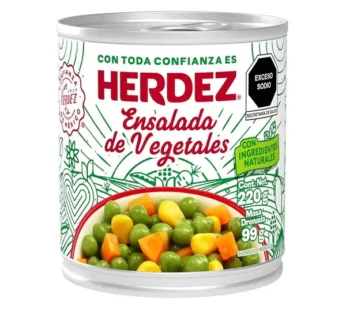 ENSALADA DE VEGETALES HERDEZ 220 GRS