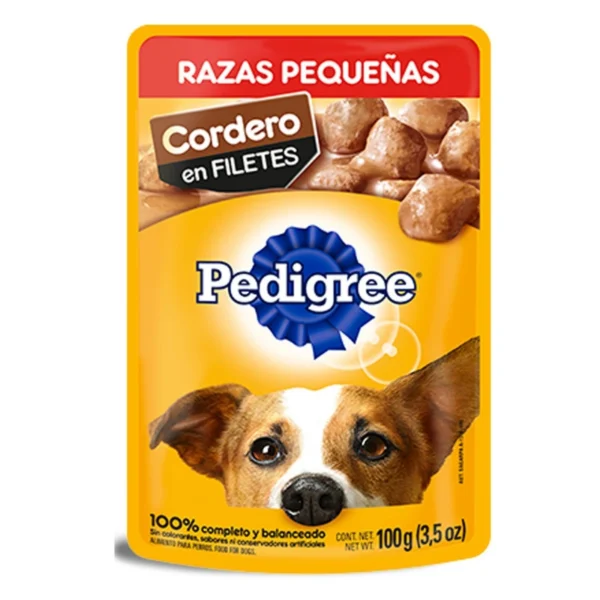 SE-MAS-ALI-ALI-1008 PEDIGREE RAZA PEQUEÑA CORDERO FILET 100 G