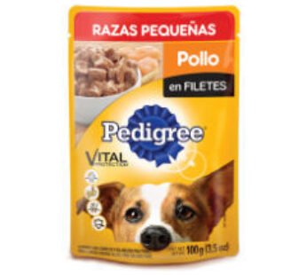 ALIM PEDIGREE RAZ PEQ POLLO/FILETE 100G