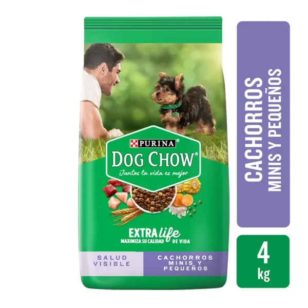 SE-MAS-ALI-ALI-1026 Alimento Para Perro Dog Chow Cachorros Minis Y Pequeños 4kg
