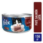 SE-MAS-ALI-ALI-1036 Alimento para gatos Felix Adultos Paté Salmón 156g Lata