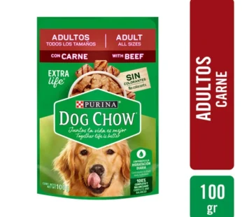 Alimento para perro Dog Chow Adultos Carne 100g