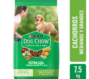 Alimento para perro Dog Chow Cachorros Medianos y Grandes 7.5Kg Bolsa