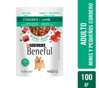 Alimento para perros Beneful Adultos Minis y Pequeños Cordero 100 g pouch