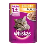 SE-MAS-ALI-COM-1073 Alimento Para Gato Whiskas Pollo En Filetes 85 g Bolsa