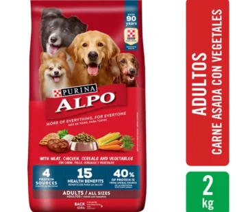 Comida para perro Alpo Carne con vegetales 2kg bolsa