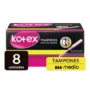 Tampon Kotex Medio Flujo Moderado A Intenso 8 Unidades