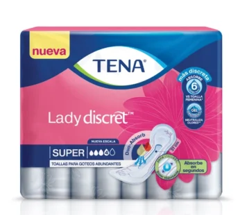 TOALLA LADY DISCRET SUPER C/A 8 UNIDADES