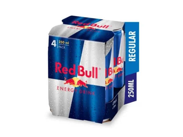 Bebida Energética Red Bull Original Lata 4 Pack - 250 ml