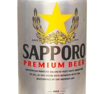 Cerveza Sapporo Lata 355 ml