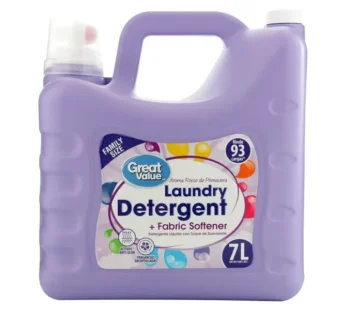 Detergente liquido Great Value para ropa con toque de