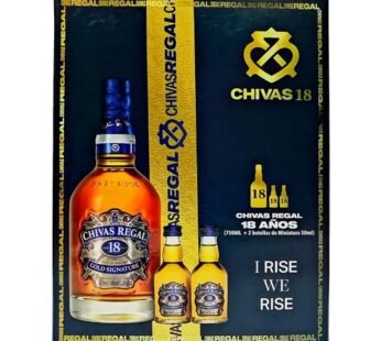 Chivas Regal 18 Años Pack de Botella 750 mL + 100 mL