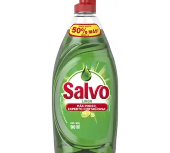 Lavaplatos Líquido Salvo Limón – 500 ml