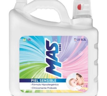 Mas Bebé Detergente Líquido 8.3 L
