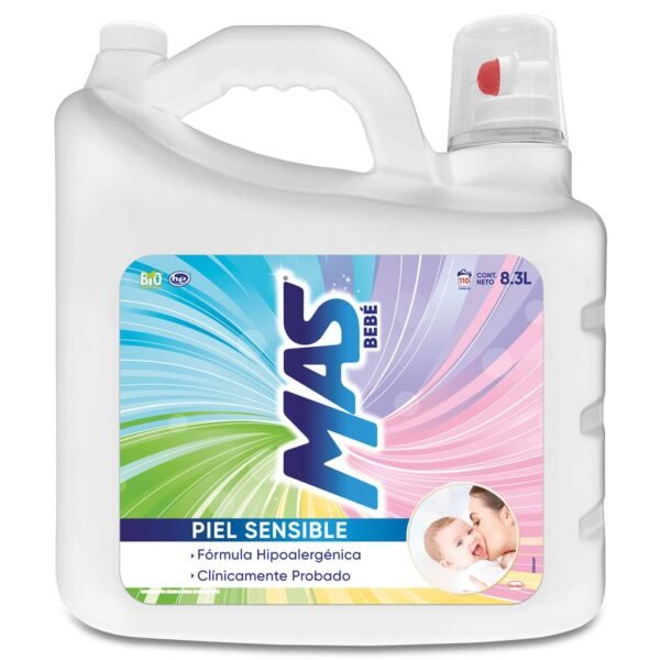 Mas Bebé Detergente Líquido 8.3 L