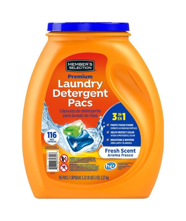 Member’s Selection Detergente para la Ropa 2.46 L / 83.5 oz /