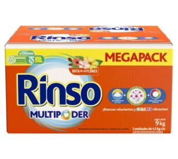 Rinso Detergente en Polvo 2 Unidades – 4.5 kg – 110 Lavadas