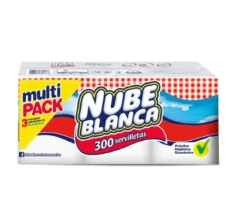 Servilleta Nube Blanca De Papel – 300 unidades