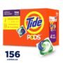 Tide Detergente para Ropa en Pods Spring Meadow 10X Poder de Limpieza 4.02 L - 136 oz - 156 Cápsulas