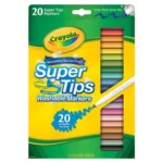 Marcadores Crayola Supertips – Set de 20 Unidades