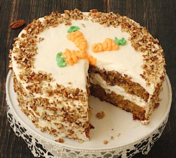 Pastel de zanahoria pequeño