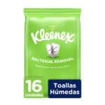 Toallas húmedas Kleenex Bacterial Removal 16 Unidades